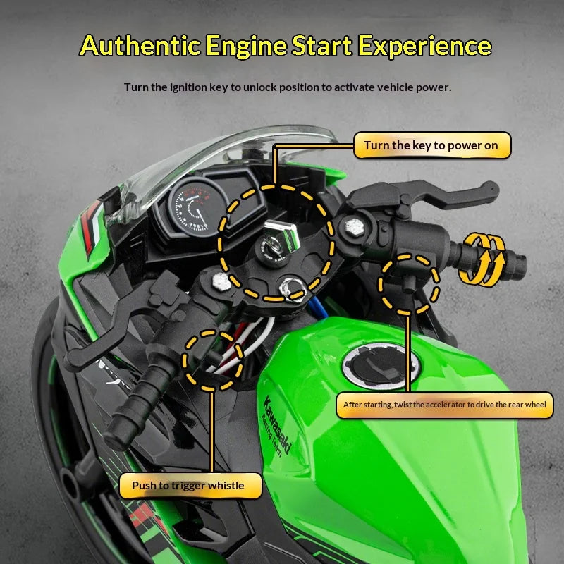 1:9 Kawasaki Ninja 400