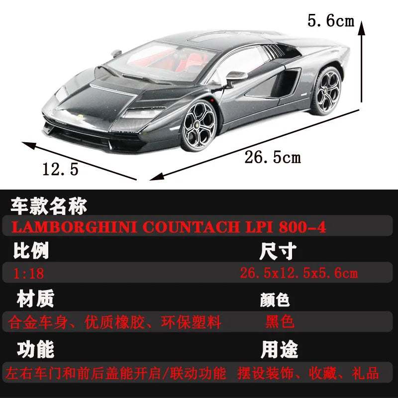 1:18 Lamborghini Lpi800 -4 Countach