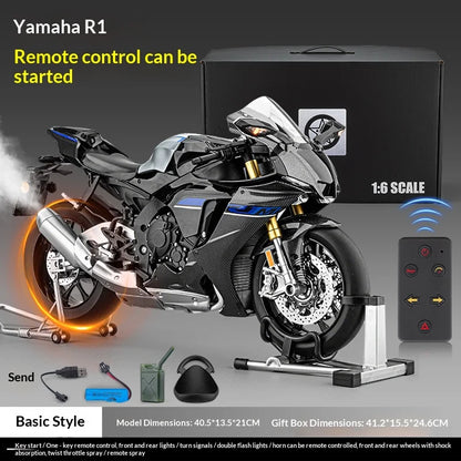 1:6 sprayable motorcycle