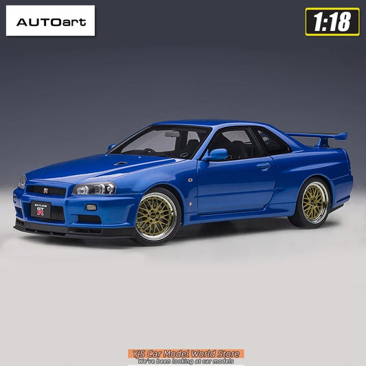 1:18 Nissan skyline GT-R34 V-SPEC