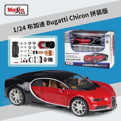 1:24 Lamborghini Aventador Roadster LP700 Urus Chiron Camaro ZL1 R8 V10 Plus 2014 Street Racer unfinished assembled
