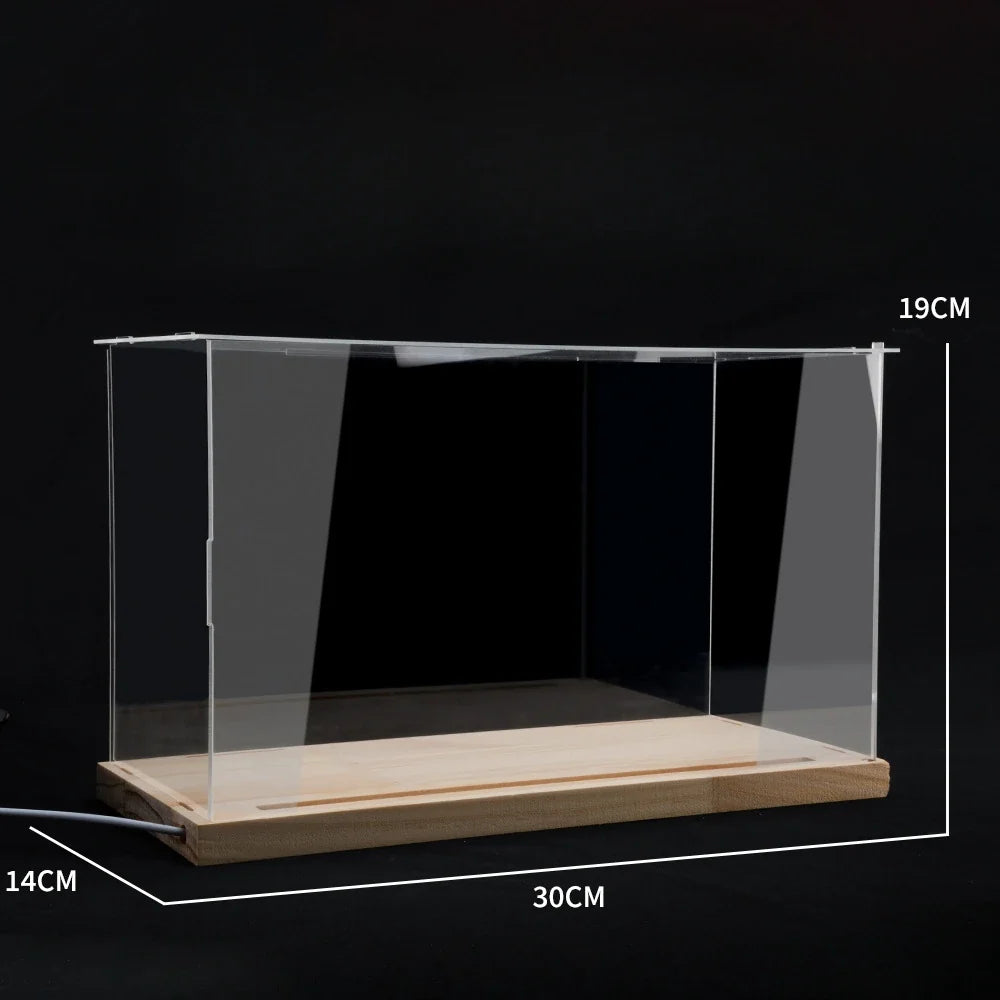 1:9 / 1:24 / 1:32 Acrylic Display Case with LED & Wooden Base