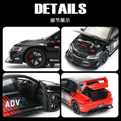 1:32 Mitsubishi Lancer Evolution EVO Track Painted