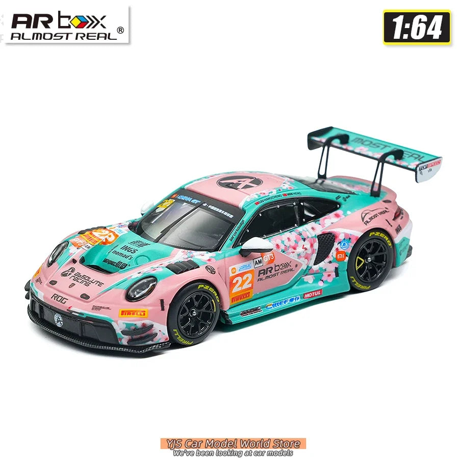 1:64 Porsche 911 GT3 R 202 GT Ningbo Absolute Racing #22