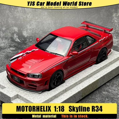 1:18 Skyline R34 CUSTOMIZED VERSION