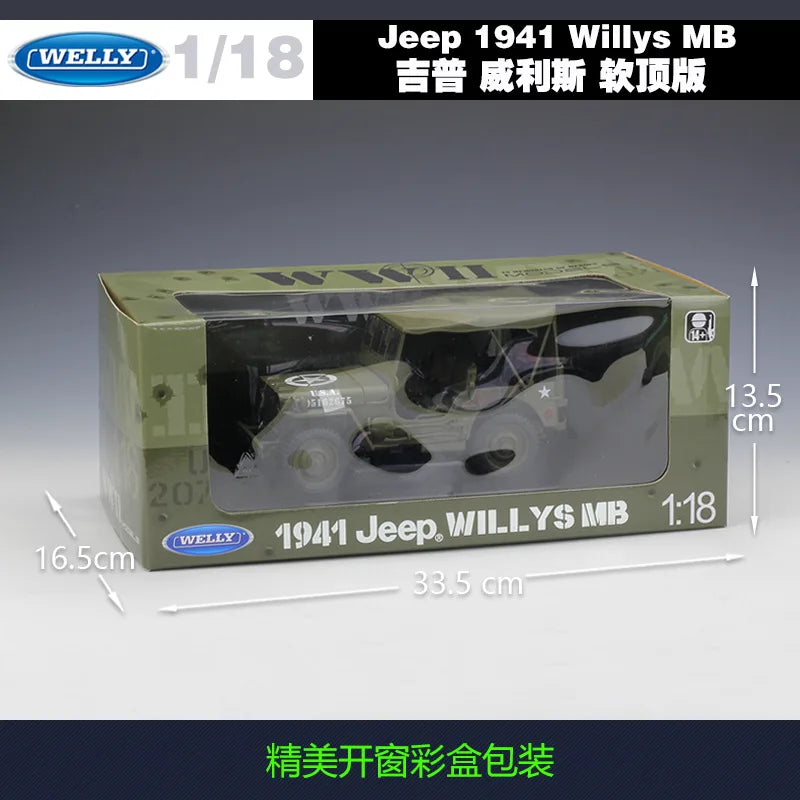 1:18 1941 JEEP Willys MB World War II