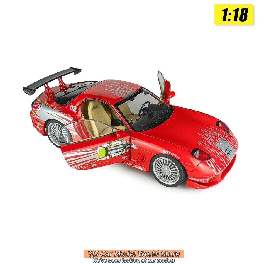 1:18  SKYLINE GT-R BNR34  RX7 FD3RS