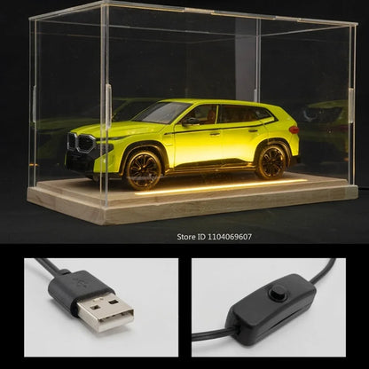 1:9 / 1:24 / 1:32 Acrylic Display Case with LED & Wooden Base