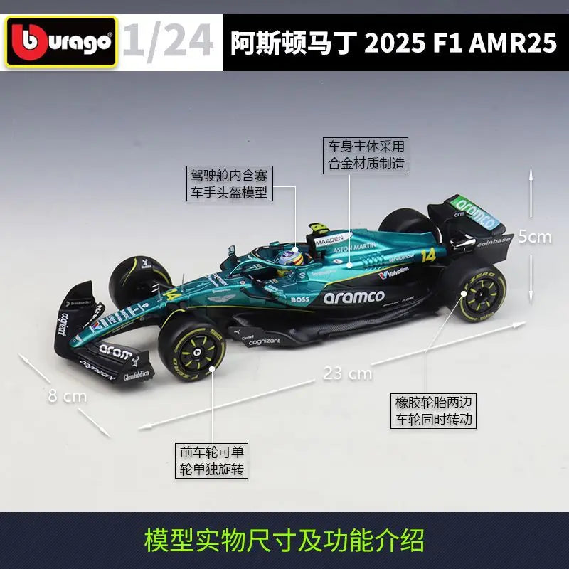 1:24 Aston Martin Amr25  Amr 25 #14 #18