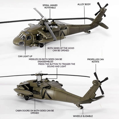 1:64 Helicopter UH-60 Black Hawk