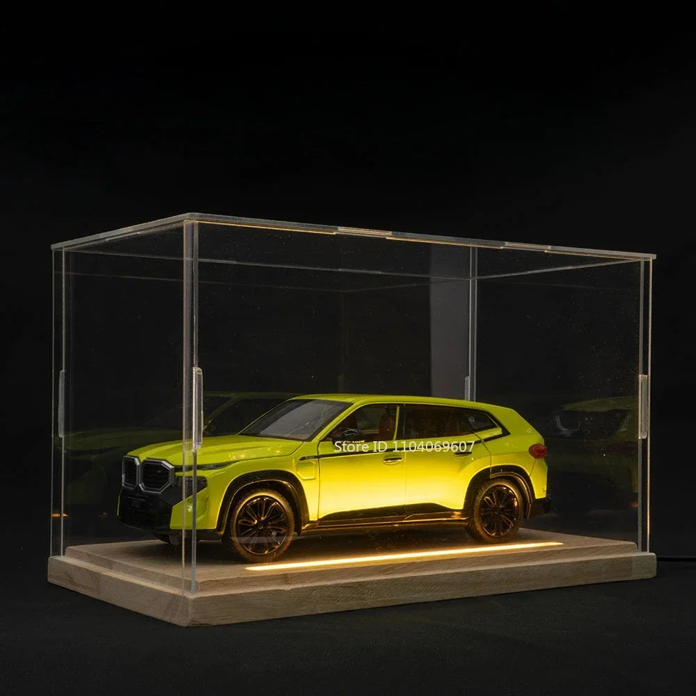 1:9 / 1:24 / 1:32 Acrylic Display Case with LED & Wooden Base