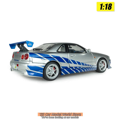 1:18  SKYLINE GT-R BNR34  RX7 FD3RS