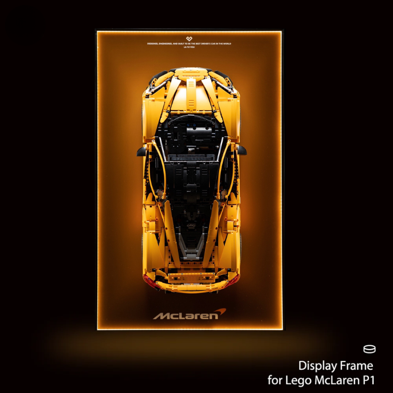 Wall Display Frame For LEGO® TECHNIC™ McLaren P1 42172