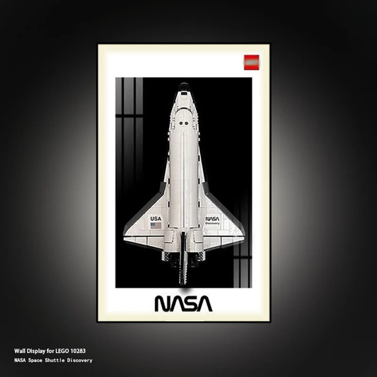 Wall  Display Frame for LEGO® NASA Space Shuttle Discovery 10283
