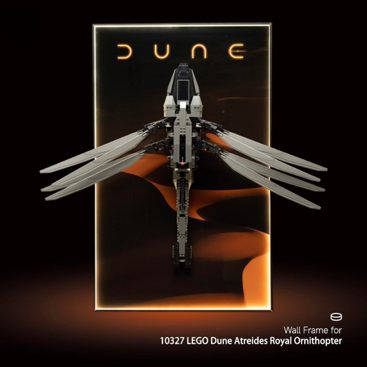 Wall Display Frame for LEGO® ICONS Dune Atreides Royal Ornithopter 10327