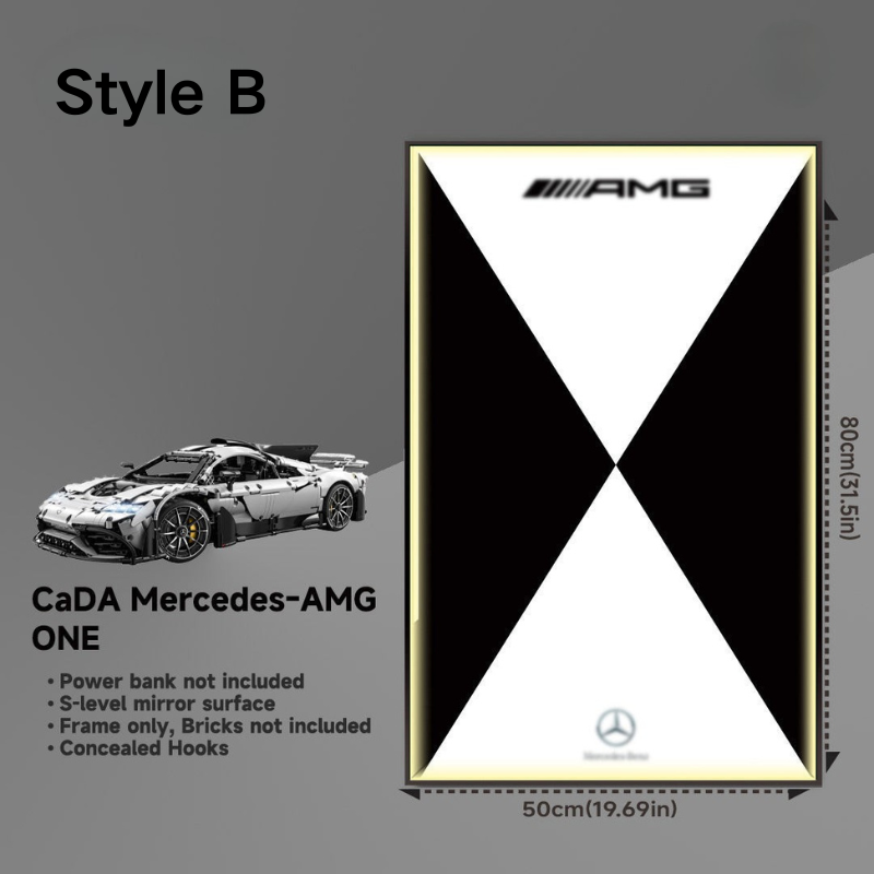 Wall Display Wall Frame for CaDA Mercedes-AMG ONE