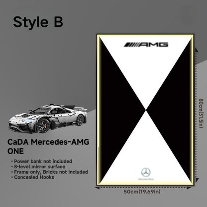 Wall Display Wall Frame for CaDA Mercedes-AMG ONE