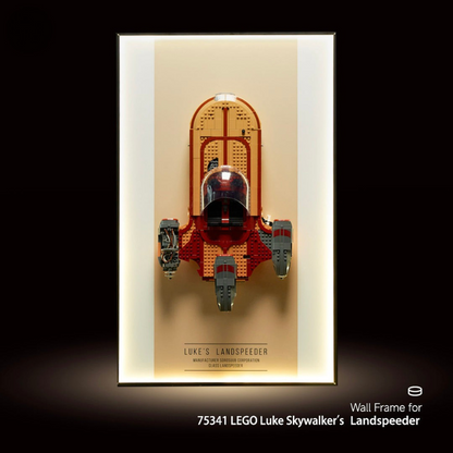 Wall Display Frame for LEGO® Star Wars 75341 Luke Skywalker’s Landspeeder™