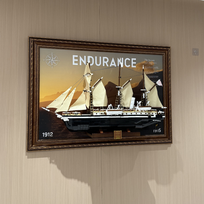 Wall Display Frame for Lego ICONS 10335 The Endurance