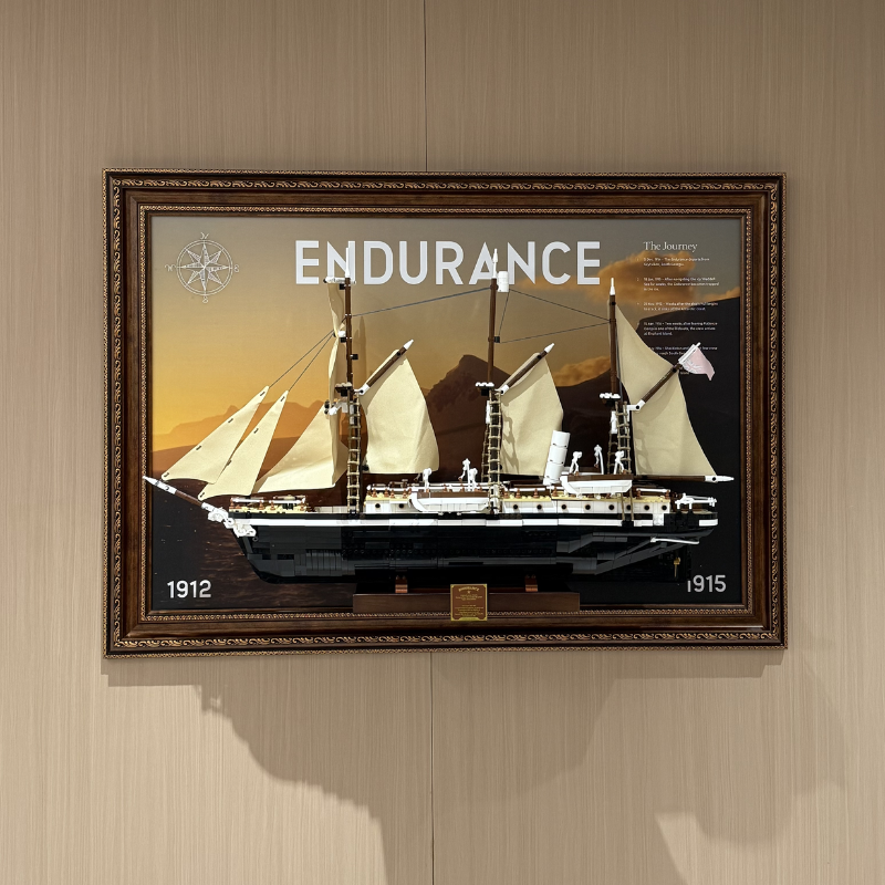 Wall Display Frame for Lego ICONS 10335 The Endurance