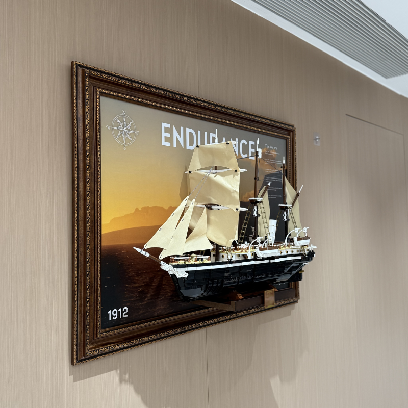Wall Display Frame for Lego ICONS 10335 The Endurance