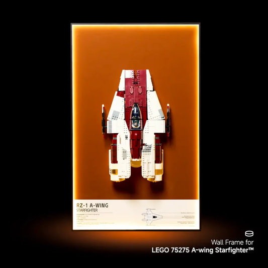 Wall Display frame for LEGO® STAR WARS™ 75275 A-wing Starfighter™