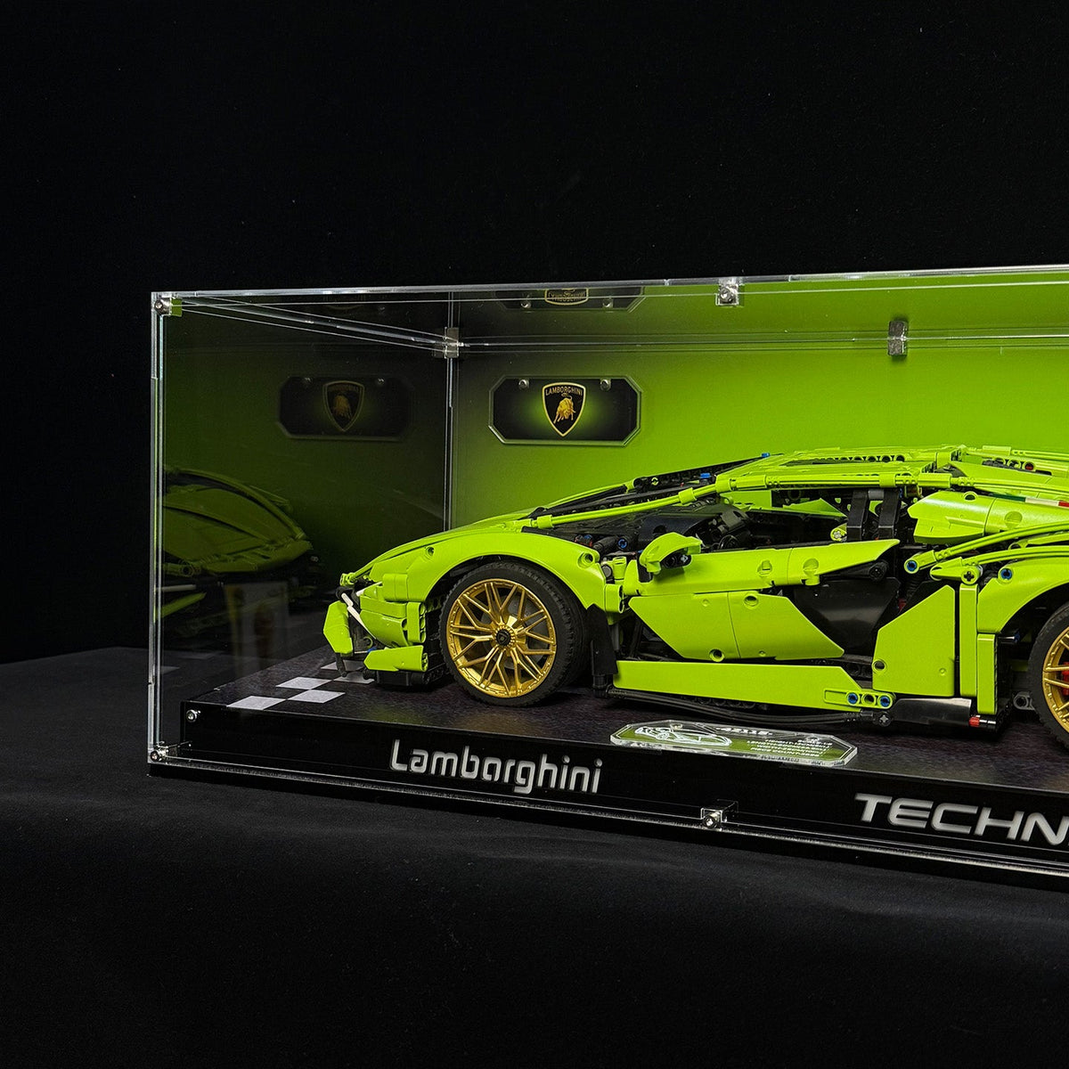 LEGO™ ShowCase for LEGO Technic F1 Lamborghini Sian FKP 37 42115 Ultra-high Translucent Acrylic
