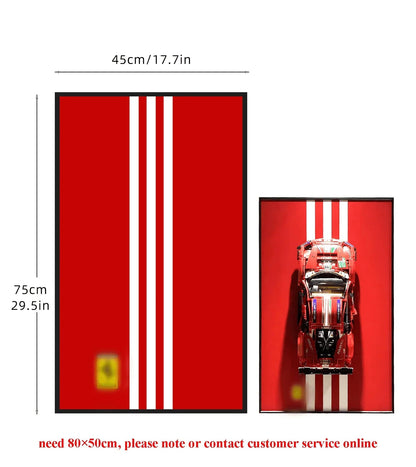 Wall Display Frame for Lego Ferrari 488 GTE 42125