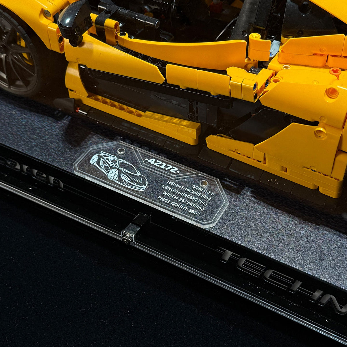 LEGO™ ShowCase for LEGO Technic F1 McLaren P1 42172 Ultra-high Translucent Acrylic